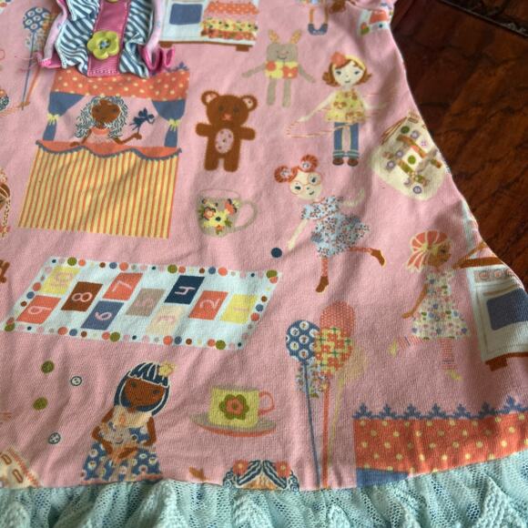 Matilda Jane 4 Make Believe Puppet Show Top Whimsical Novelty Make Believe Play - Picture 4 of 7